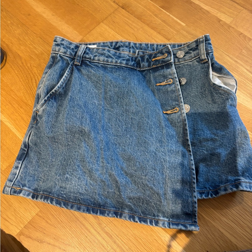 Zara Blue Denim Skort